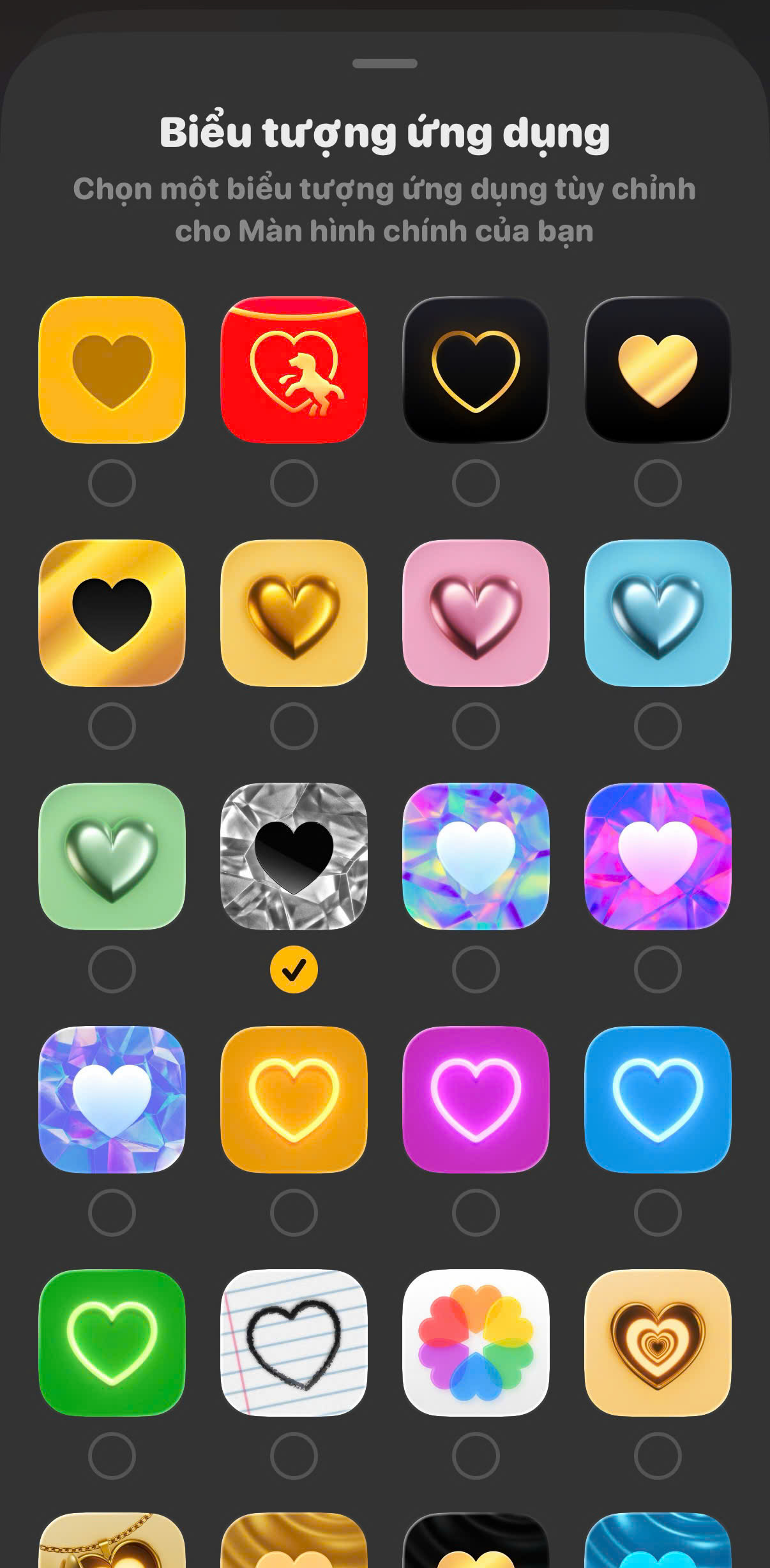 Thay đổi icon ứng dụng với Locket Gold