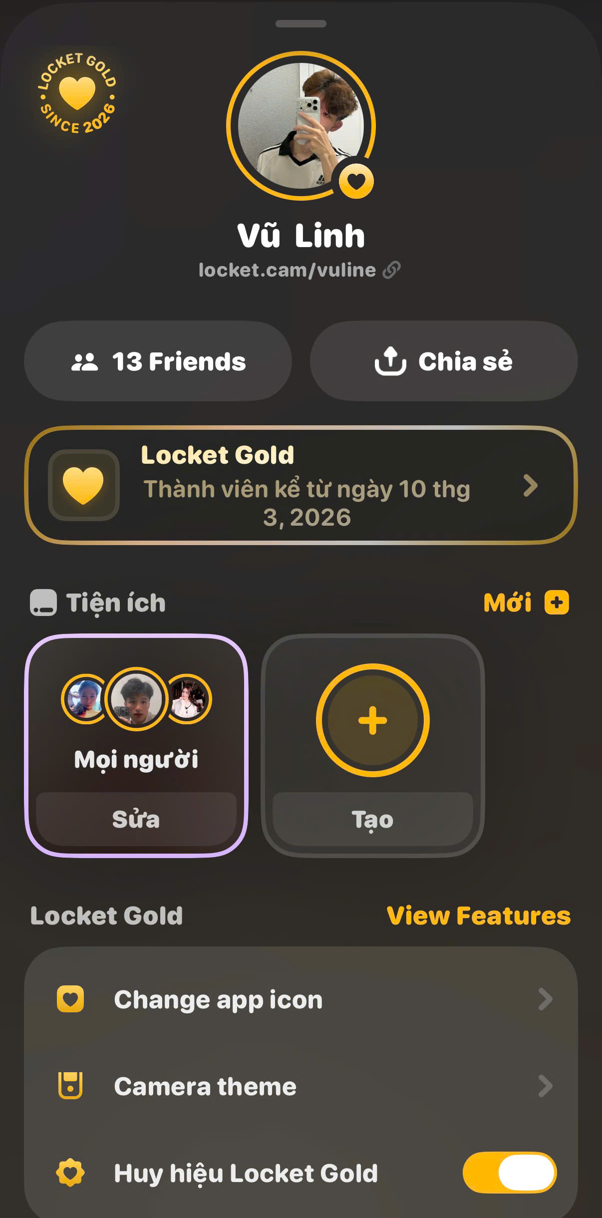 Nâng Locket Gold nhanh chóng và an toàn 100%