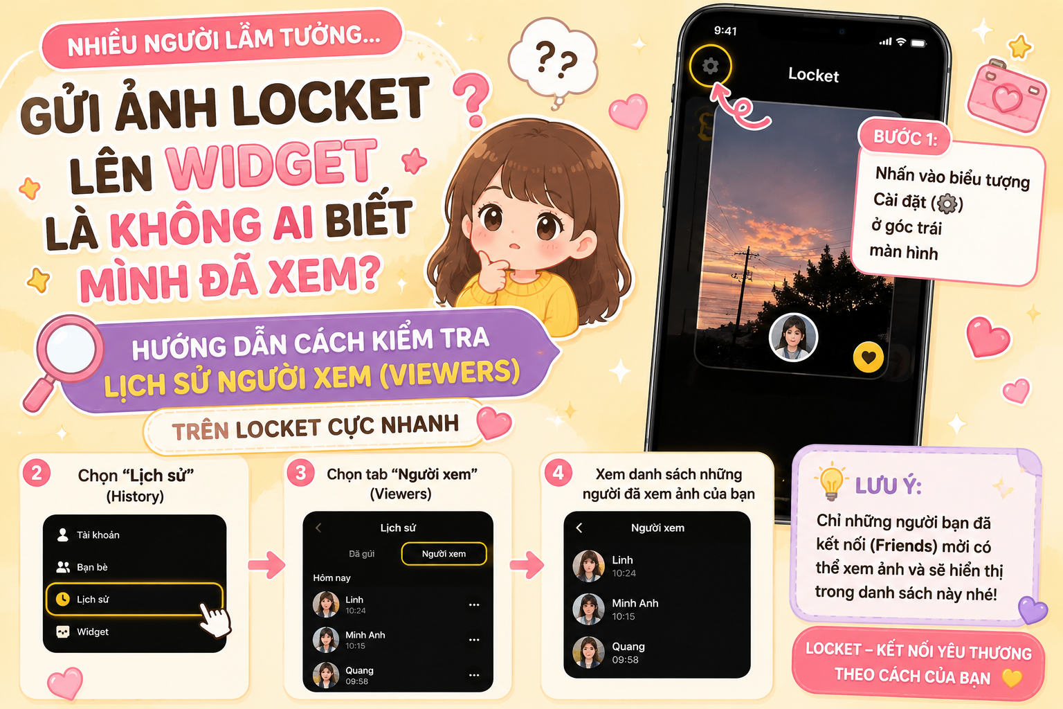 Làm Sao Để Biết Ai Vừa Xem Ảnh Của Bạn Trên Locket?